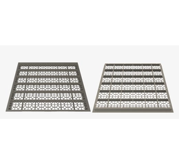 Placa Perfurada FAB Vazão de 80%